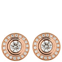 カルティエ Cartier ダムール SM N8503900 ピンクゴールド ダイヤモンド K18PG ピアス 1Pダイヤ