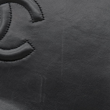 シャネル CHANEL マトラッセ フルフラップ ブラック ラムスキン ショルダーバッグ ゴールド金具 黒 チェーンショルダー ココマーク