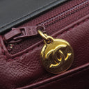 シャネル CHANEL マトラッセ フルフラップ ブラック ラムスキン ショルダーバッグ ゴールド金具 黒 チェーンショルダー ココマーク