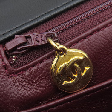 シャネル CHANEL マトラッセ フルフラップ ブラック ラムスキン ショルダーバッグ ゴールド金具 黒 チェーンショルダー ココマーク