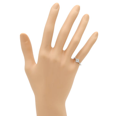 カルティエ Cartier ヒンドゥリング ホワイトゴールド K18WG ダイヤモンド #46(JP6) リング 指輪 750 18K 5.5号