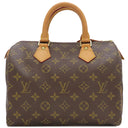 ルイヴィトン LOUIS VUITTON スピーディ 25 M41109 モノグラム モノグラムキャンバス ハンドバッグ ゴールド金具 茶 鍵・パドロック欠品