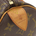 ルイヴィトン LOUIS VUITTON スピーディ 25 M41109 モノグラム モノグラムキャンバス ハンドバッグ ゴールド金具 茶 鍵・パドロック欠品
