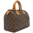 ルイヴィトン LOUIS VUITTON スピーディ 25 M41109 モノグラム モノグラムキャンバス ハンドバッグ ゴールド金具 茶 鍵・パドロック欠品