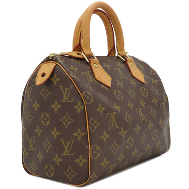 ルイヴィトン LOUIS VUITTON スピーディ 25 M41109 モノグラム モノグラムキャンバス ハンドバッグ ゴールド金具 茶 鍵・パドロック欠品