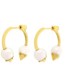 TASAKI TASAKI リファインド リベリオン シグネチャー E-4152 パールホワイトXイエローゴールド K18YG パール ピアス あこや真珠 750YG