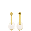 TASAKI TASAKI リファインド リベリオン シグネチャー E-4152 パールホワイトXイエローゴールド K18YG パール ピアス あこや真珠 750YG