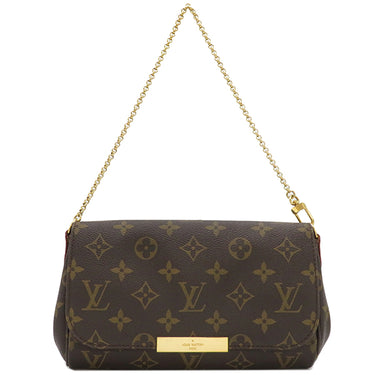 ルイヴィトン LOUIS VUITTON フェイボリット MM M40718 モノグラム モノグラムキャンバス 2WAYバッグ ゴールド金具 茶 ハンドバッグ ショルダー 斜め掛け