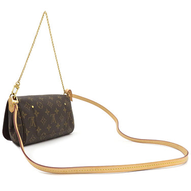 ルイヴィトン LOUIS VUITTON フェイボリット MM M40718 モノグラム モノグラムキャンバス 2WAYバッグ ゴールド金具 茶 ハンドバッグ ショルダー 斜め掛け