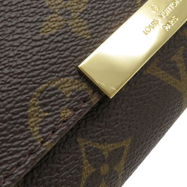 ルイヴィトン LOUIS VUITTON フェイボリット MM M40718 モノグラム モノグラムキャンバス 2WAYバッグ ゴールド金具 茶 ハンドバッグ ショルダー 斜め掛け