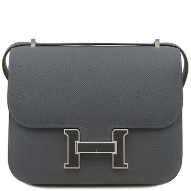 エルメス HERMES コンスタンス3 ミニ ミロワール グリミスティ ヴォーエプソン ショルダーバッグ シルバー金具 新品 未使用 ラッカー金具