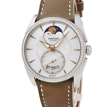 パルミジャーニ・フルリエ PARMIGIANI FLEURIER トンダ メトロポリタン セレーヌ PFC283-0063300-HC612 自動巻き レディース ダイヤ シェル