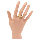ティファニー Tiffany & Co インターロッキングサークル イエローゴールド K18YG リング 指輪 T＆Co. 750 750YG 8号
