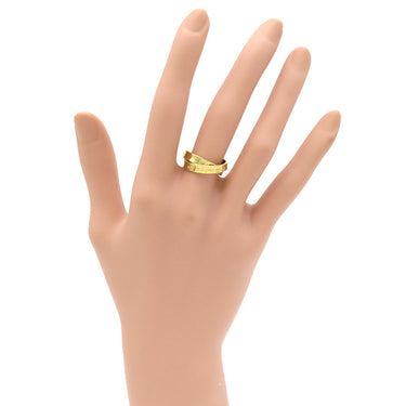 ティファニー Tiffany & Co インターロッキングサークル イエローゴールド K18YG リング 指輪 T＆Co. 750 750YG 8号