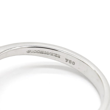 ピキョッティ PICCHIOTTI ブルーサファイア ホワイトゴールド K18WG ダイヤモンド サファイア リング 指輪 Au750 18金 WG ダイヤモンド 青 12.5号