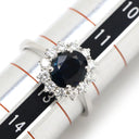 ピキョッティ PICCHIOTTI ブルーサファイア ホワイトゴールド K18WG ダイヤモンド サファイア リング 指輪 Au750 18金 WG ダイヤモンド 青 12.5号