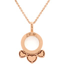 ブルガリ BVLGARI アレグラ ハート ピンクゴールド K18PG ネックレス B-zero1 ペンダント 18K 750PG