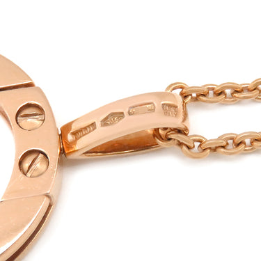 ブルガリ BVLGARI アレグラ ハート ピンクゴールド K18PG ネックレス B-zero1 ペンダント 18K 750PG