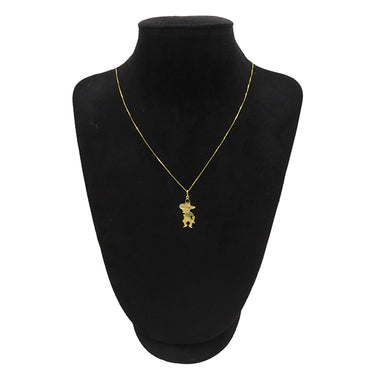 ウノアエレ UNOAERRE シェリフモチーフ イエローゴールド K18YG ネックレス 18K YG