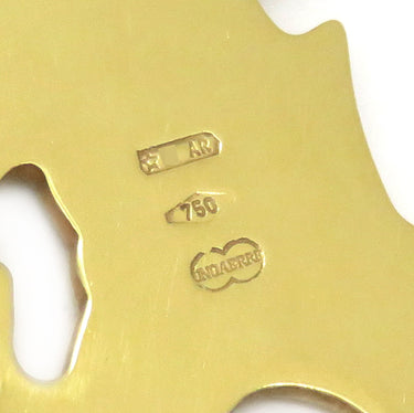 ウノアエレ UNOAERRE シェリフモチーフ イエローゴールド K18YG ネックレス 18K YG