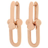 ティファニー Tiffany & Co ハードウェア ラージリンク 68533678 ピンクゴールド K18PG ピアス 750 PG RG