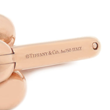 ティファニー Tiffany & Co ハードウェア ラージリンク 68533678 ピンクゴールド K18PG ピアス 750 PG RG