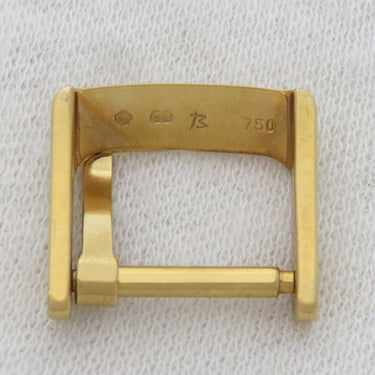 ショーメ CHAUMET 純正 イエローゴールド K18YG 腕時計パーツ 尾錠 14mm幅対応 K18YG 無垢 750 ピンバックル パーツ 替え 予備 スペア イエローゴールド 金