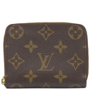 ルイヴィトン LOUIS VUITTON ジッピー コイン パース M60067 モノグラム モノグラムキャンバス コインケース ゴールド金具 茶 小銭入れ コンパクト財布