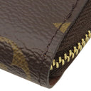 ルイヴィトン LOUIS VUITTON ジッピー コイン パース M60067 モノグラム モノグラムキャンバス コインケース ゴールド金具 茶 小銭入れ コンパクト財布