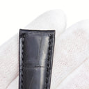 ブレゲ BREGUET ブラック クロコダイル 腕時計パーツ 未使用 純正 クロコ レザー 本革 ベルト バンド 替え 予備 スペア ストラップ 18mm ブラック 黒