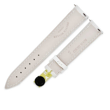 フランクミュラー FRANCK MULLER トノウカーベックス 7500用 クロコバンド ホワイト クロコダイル 腕時計パーツ 未使用 純正 ベルト ショート 艶 替え 16mm ホワイト 白