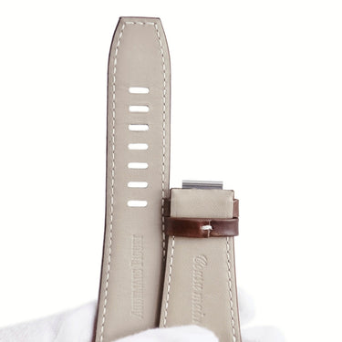 オーデマピゲ AUDEMARS PIGUET ロイヤルオーク用 レザーバンド ブラウン カーフ 腕時計パーツ 未使用 純正 替え 新型 ベルト ストラップ カーフ 30ｍｍ ブラウン 茶