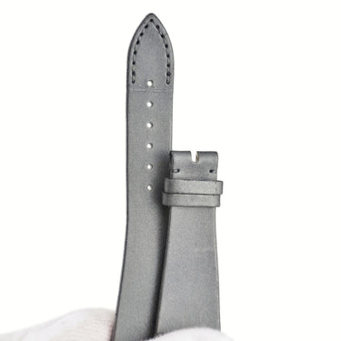 パテックフィリップ PATEK PHILIPPE グレー サテン レザー 腕時計パーツ 純正 サテン×レザー ベルト バンド ストラップ 21ｍｍ グレー