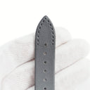 パテックフィリップ PATEK PHILIPPE グレー サテン レザー 腕時計パーツ 純正 サテン×レザー ベルト バンド ストラップ 21ｍｍ グレー