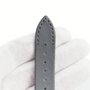 パテックフィリップ PATEK PHILIPPE グレー サテン レザー 腕時計パーツ 純正 サテン×レザー ベルト バンド ストラップ 21ｍｍ グレー