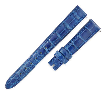 フランクミュラー FRANCK MULLER トノウカーベックス 2250 2251 2252用 クロコバンド ブルー クロコダイル 腕時計パーツ 純正 替え ベルト 艶 ショート 12mm ブルー 青