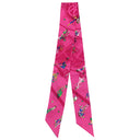 エルメス HERMES ツイリー ローズインディアン×ヴェール×ブルー シルク スカーフ 新品 未使用【EX-LIBRIS LES PARISIENNE/エクスリブリス パリジェンヌ】