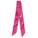 エルメス HERMES ツイリー ローズインディアン×ヴェール×ブルー シルク スカーフ 新品 未使用【EX-LIBRIS LES PARISIENNE/エクスリブリス パリジェンヌ】