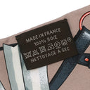 エルメス HERMES ツイリー ベージュサドル×オレンジ×アントラシット シルク スカーフ 【JUMPING/ジャンピング】