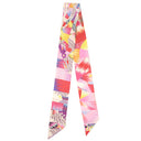 エルメス HERMES ツイリー ローズ×マルチカラー シルク スカーフ 新品 未使用【ALL OVER MARBLE/京都マーブル】