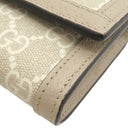 グッチ GUCCI オフィディア GG コンチネンタルウォレット 523153 ベージュ&オフホワイト GGスプリームキャンバス 長財布 ゴールド金具 白