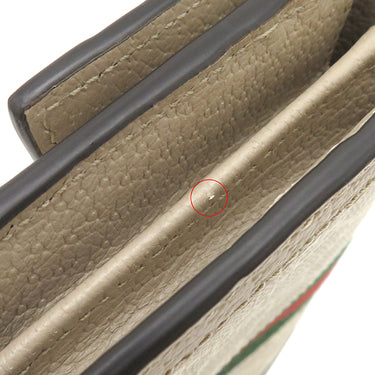 グッチ GUCCI オフィディア GG コンチネンタルウォレット 523153 ベージュ&オフホワイト GGスプリームキャンバス 長財布 ゴールド金具 白