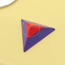 フェンディ FENDI ロボット フェイス ジップアラウンド 8M0299 イエロー レザー 長財布 シルバー金具 ラウンドファスナー スタッズ 黄