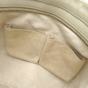 グッチ GUCCI スーキー GGショルダーバッグ 296834 アイボリー GGキャンバス レザー ショルダーバッグ シルバー金具 白 肩掛け