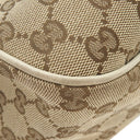 グッチ GUCCI スーキー GGショルダーバッグ 296834 アイボリー GGキャンバス レザー ショルダーバッグ シルバー金具 白 肩掛け