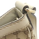 グッチ GUCCI スーキー GGショルダーバッグ 296834 アイボリー GGキャンバス レザー ショルダーバッグ シルバー金具 白 肩掛け