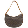 ルイヴィトン LOUIS VUITTON クロワッサン MM M51512 モノグラム モノグラムキャンバス ショルダーバッグ ゴールド金具 茶 肩掛け