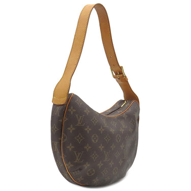 ルイヴィトン LOUIS VUITTON クロワッサン MM M51512 モノグラム モノグラムキャンバス ショルダーバッグ ゴールド金具 茶 肩掛け