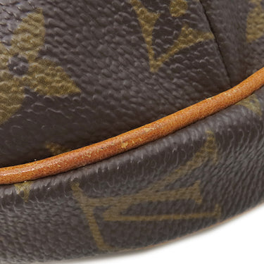 ルイヴィトン LOUIS VUITTON クロワッサン MM M51512 モノグラム モノグラムキャンバス ショルダーバッグ ゴールド金具 茶 肩掛け