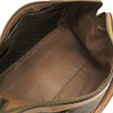 セリーヌ CELINE マカダム ブラウン PVC レザー ボストンバッグ ゴールド金具 総柄 トリオンフ ロゴ ヴィンテージ ハンドバッグ